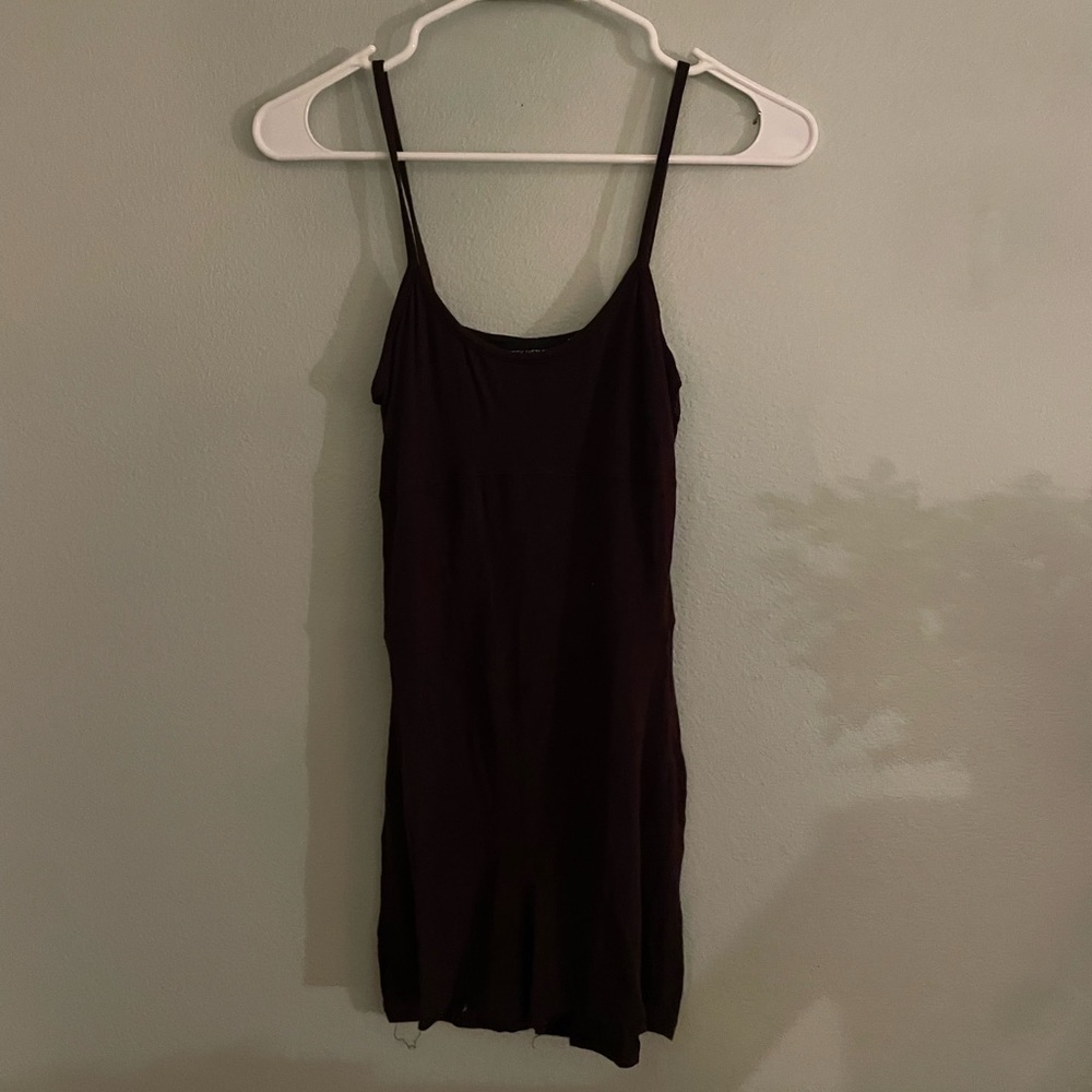 Women's Pretty Little Thing Brown Corset Stitching Romper - Picture 2 of 7
